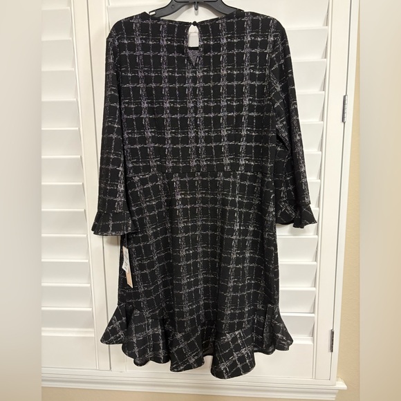 Nanette Nanette Lepore Three-Quarter Sleeve Plaid Dress - Picture 5 of 5